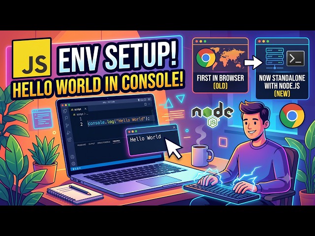 JavaScript Environment Setup 2026: Browser vs Node.js! 🤯