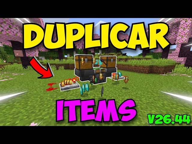 ✅NEW TRICK to DUPLICATE ITEMS in Minecraft Bedrock 26.44