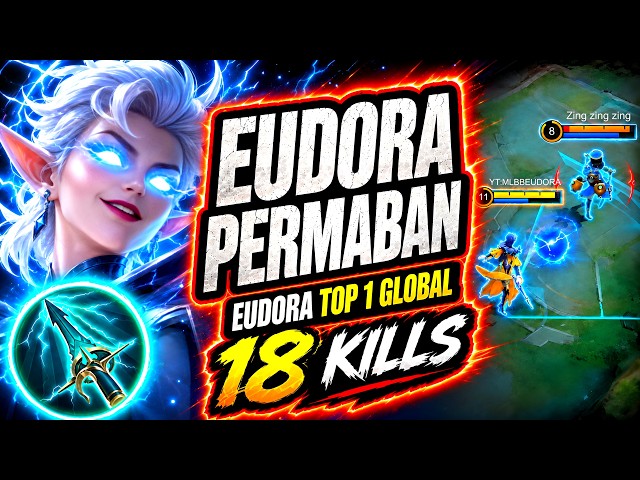 ¡EL HEROE MAS BANEADO DEL COMPETITIVO! EUDORA TOP 1 GLOBAL 82.6% WINRATE! | MOBILE LEGENDS