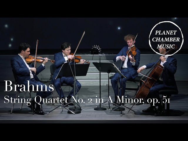 Johannes Brahms: String Quartet No. 2 in A minor, op. 51 / Schumann Quartett