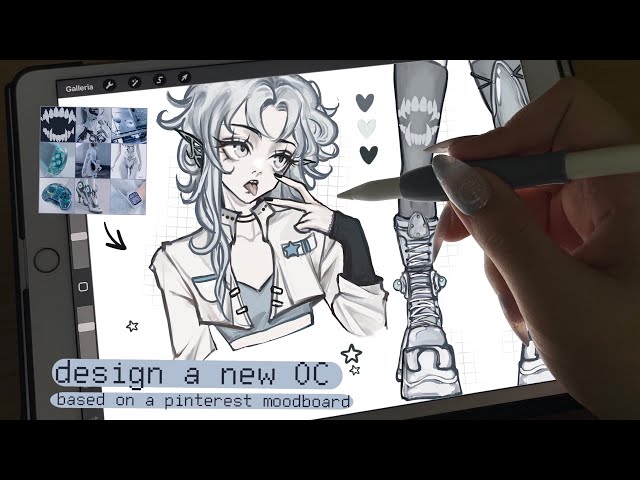 draw with me ✦ full procreate process [real time + chill music]