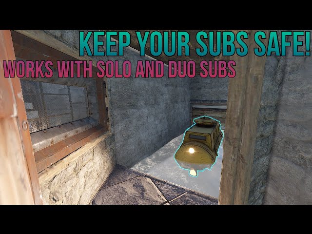 Rust Submarine Base Design - Build Tutorial