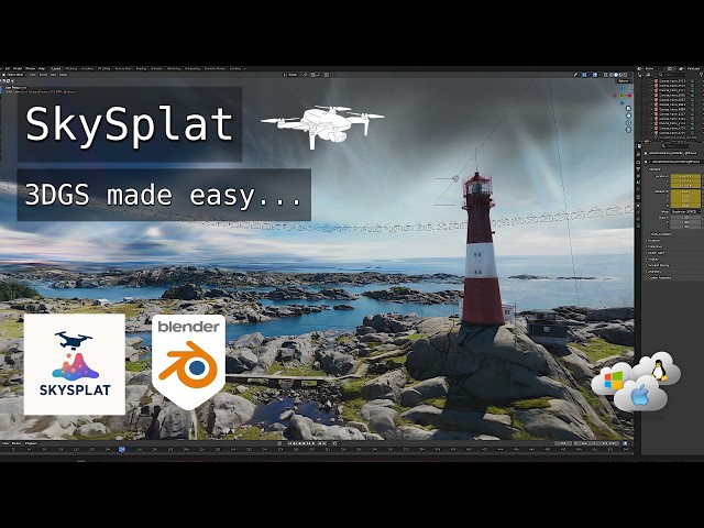 SkySplat (free): Gaussian Splatting made easy