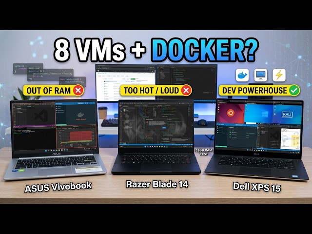 I Ran 5 Docker Containers and 3 VMs: NO Lag! BUDGET Developer Laptops