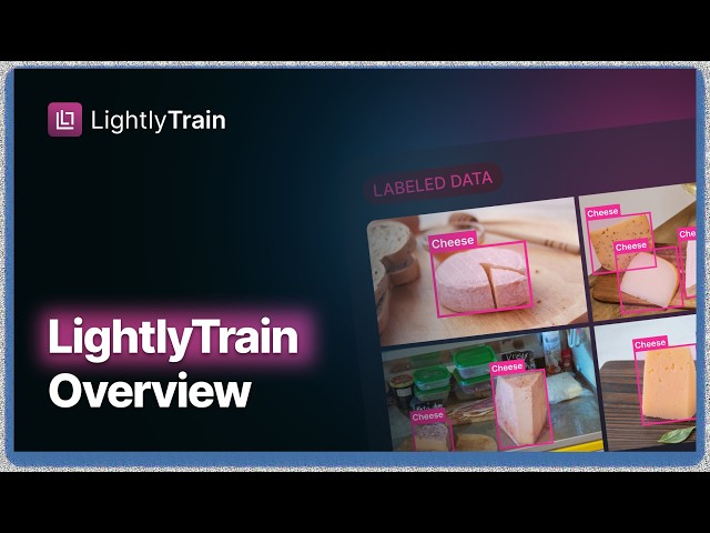 LightlyTrain - Computer Vision Models Pretraining & Fine-Tuning