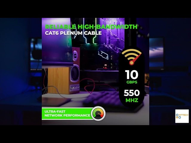 Review - BNCables | 550MHZ CAT6 Plenum Cable 1000ft Blue, 23AWG 4Pair, Solid Network Cabl