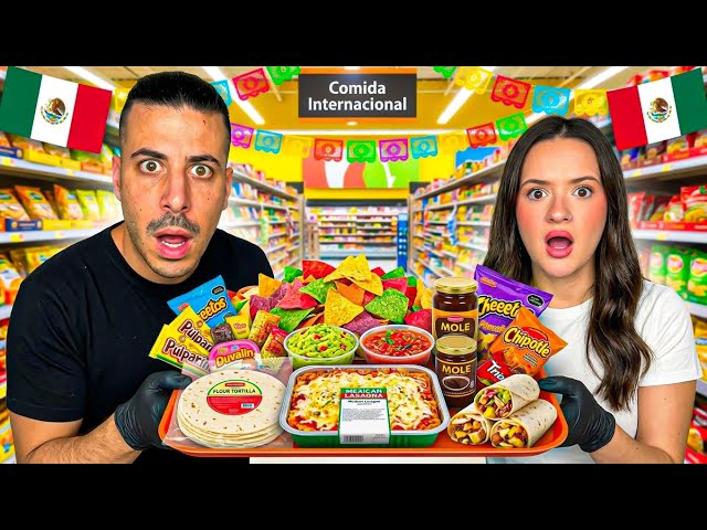 24 HORAS COMIENDO COMIDA MEXICANA DE SUPERMERCADO