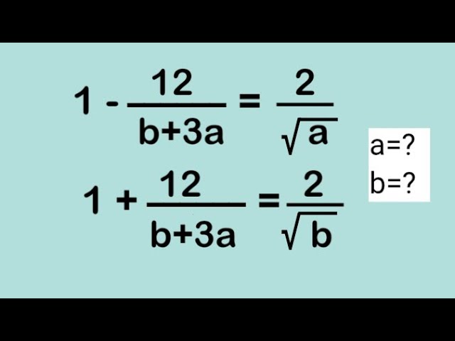 A Nice Olympiad Algebra Problem l Math Olympiad 