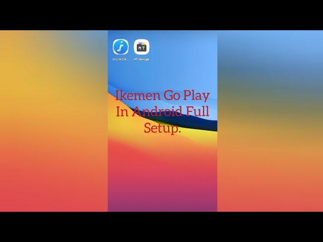 [Tutorial Video] Ikemen Go Play In Android Full Setup.