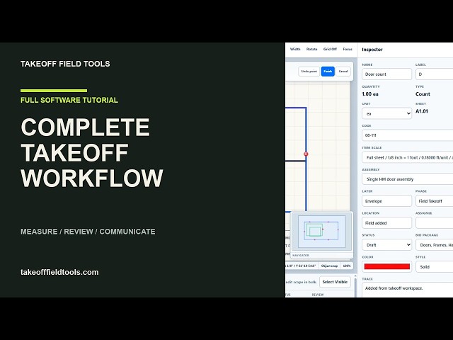 How to Do a Construction Takeoff: Complete Software Tutorial