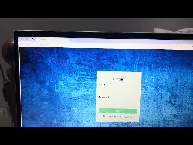 signup page using html css and js