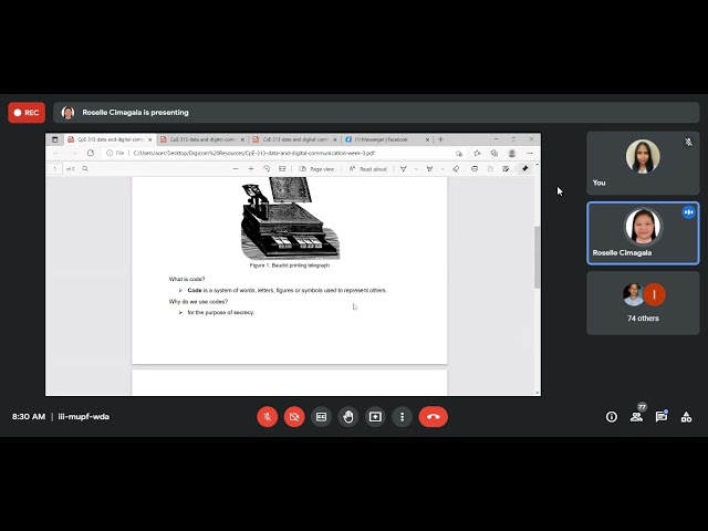 CPE 313 - Meeting 2: Baudot, ASCII, EBCDIC