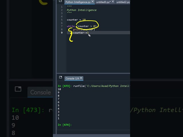 #Python While Loop Simple Example.