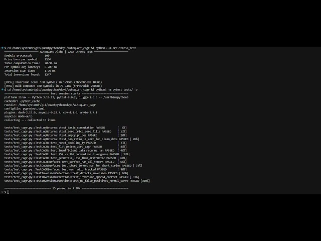 Day 3 — Yield Curves: Coding the CAGR Module