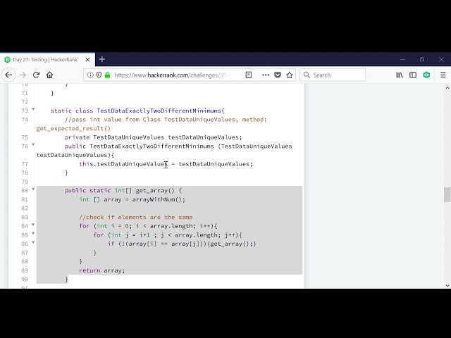 Day 27: Testing | HackerRank | JAVA