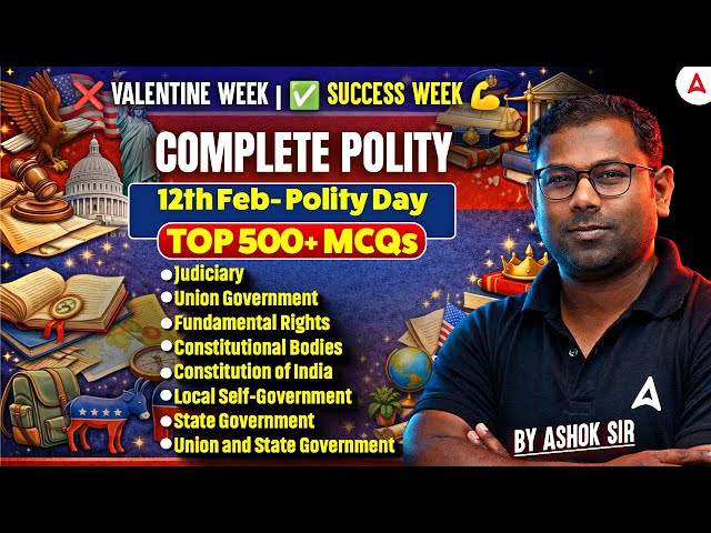 Complete Polity for Odisha Competitive Exams | Top 500 Polity MCQs by Ashok Sir