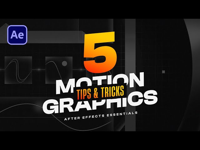 5 EPIC Motion Graphics Techniques for After Effects | After Effects Tutorial