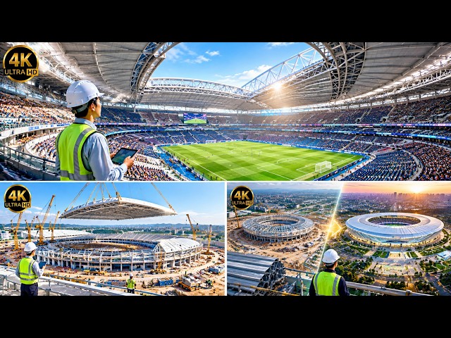 Inside Vingroup’s Planned 135,000-Seat Smart Stadium With a Giant Retractable Roof (Full Process)