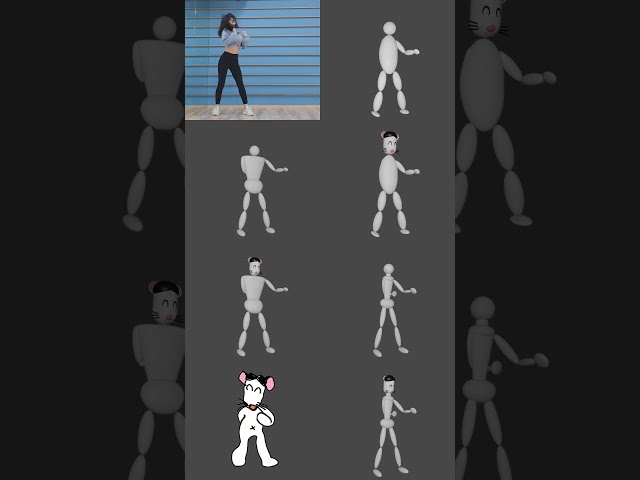 Cat's Miisuke 0, 1, 2 & others dance lesson - Fancy version