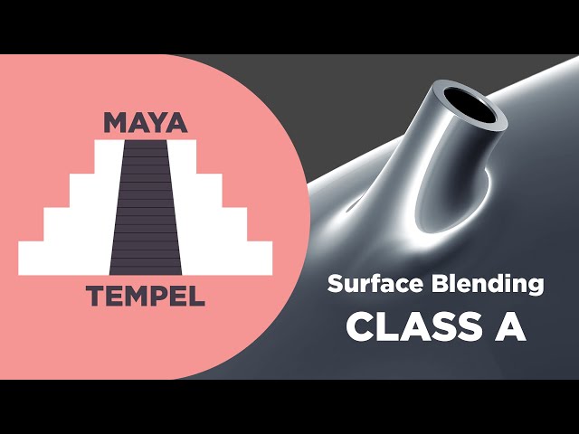 Autodesk Maya - Flächenverlauf - Surface Blending (Class A)