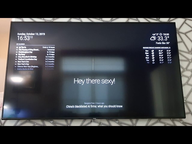 Smart Mirror (After finish configuration)