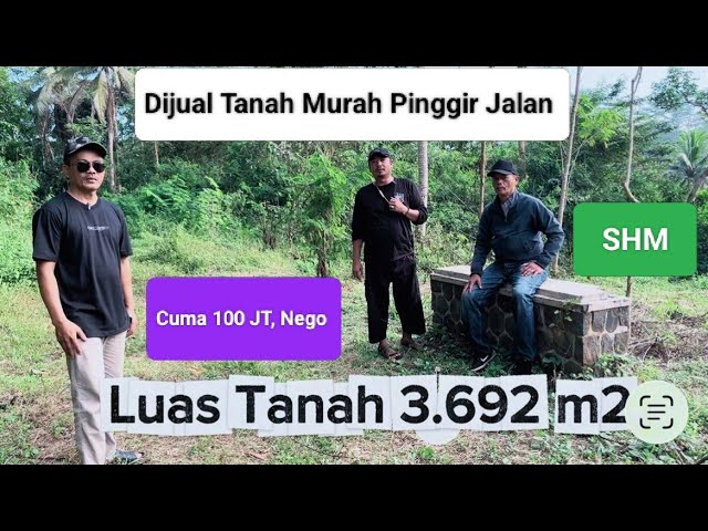 Boss, Roadside Land for Sale Cheap, 100 Million IDR, Slightly Negotiable