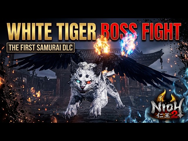Nioh 2 DLC - White Tiger (Byakko) Boss Fight Guide #Nioh2 #Nioh2DLC #WhiteTiger #Byakko #BossFight