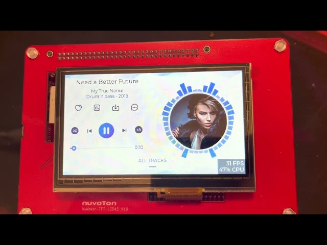 Nuvoton NuMaker-HMI-M467 LVGL porting