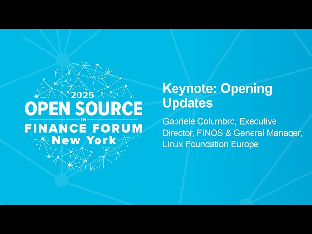 Open Source at the Core of AI, ROI & Global Collaboration -  Gabriele Columbro | #OSFFNewYork 2025