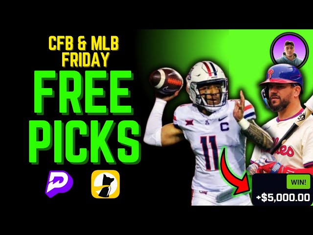 (ON FIRE 🔥) PRIZEPICKS WEEK 3 NCAA CFB & MLB FRIDAY 9/12/25 - BEST PICKS & BETS TODAY SEPTEMBER 12th