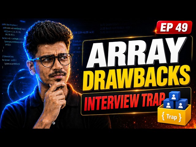 Drawback of Array in Java | Java Full Course 2026