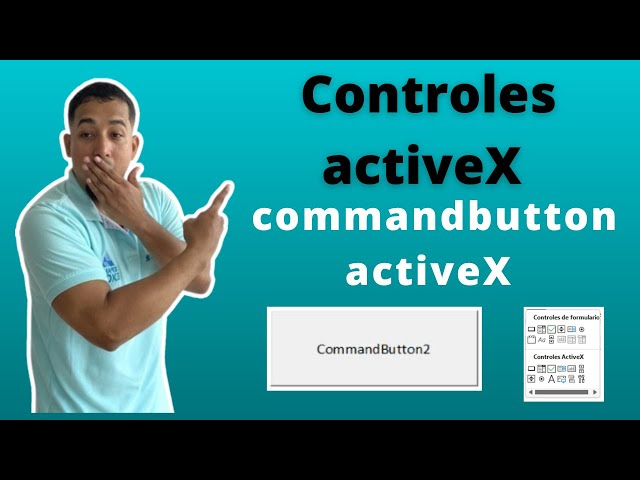 How to use or insert command buttons in ActiveX controls in Excel Chapter 10 #learnexcel #excel
