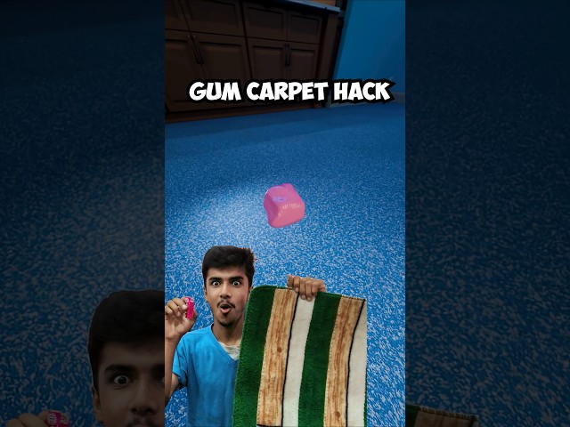 Gum on Carpet Hack! 😳