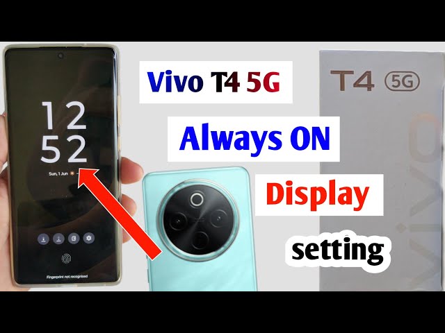 Vivo T4 5G always on display setting | Vivo t4 5g me always on display kaise kare
