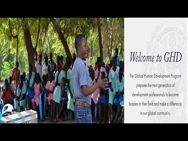 VSFS | Georgetown University Global Human Development Program Briefing