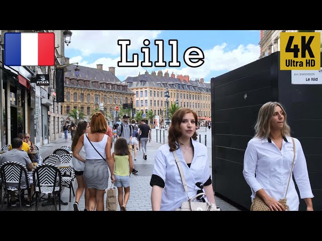 Lille | FRANCE Walking Tour (4k Ultra HD 60fps)
