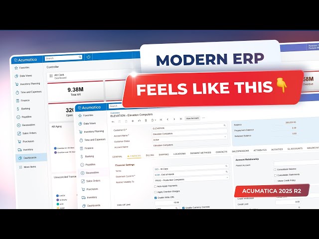 Acumatica 2025 R2 Modern UI: What ERP Users Always Wanted