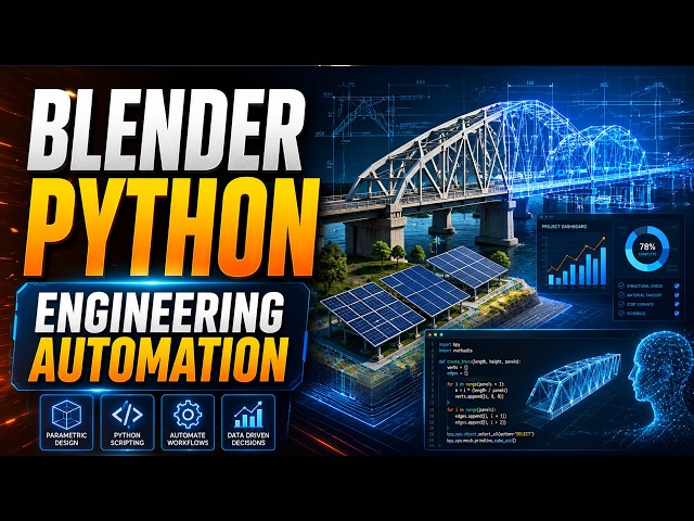 From Excel to 3D Models: Blender Python Automation for Engineers