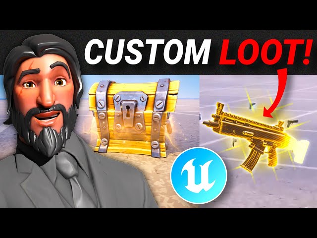 Creating CUSTOM LOOT in Fortnite Creative/UEFN! (Lootpools, Floor Loot, Custom Chests etc)