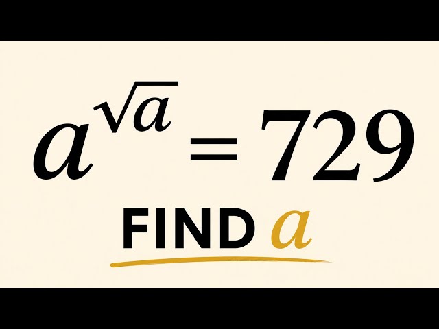 Solve This Exponential Equation | Explained in One Minute