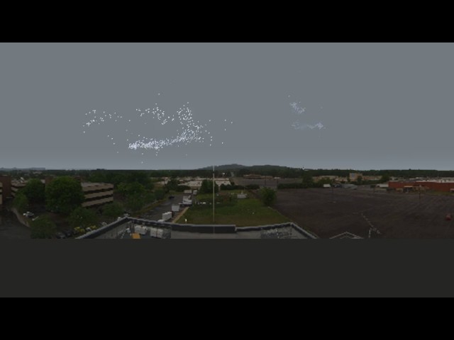 Real Time Huntsville, AL Lightning - 4/10/2009 at 19:29:01 UTC