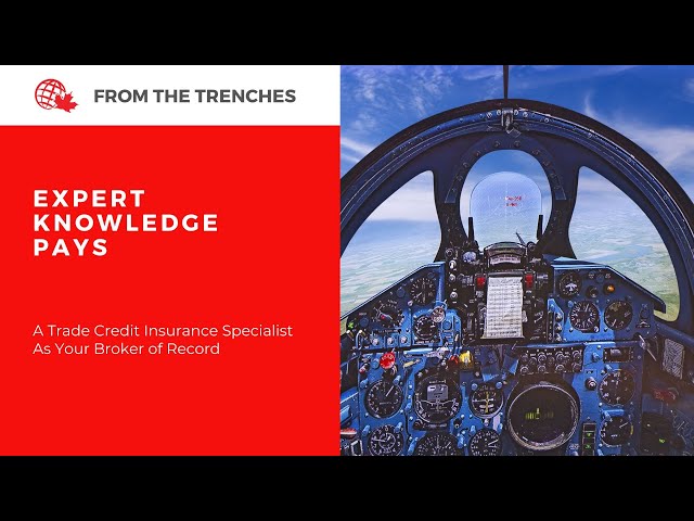 When it comes to Trade Credit Insurance Expert Knowledge Pays