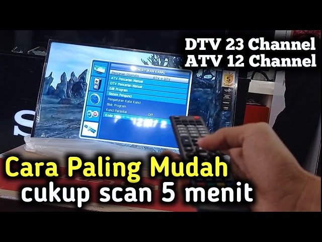 Cara Mencari Siaran Digital di TV Polytron