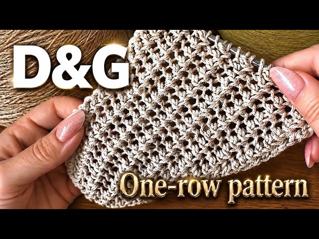 ⛓️‍💥1 SIMPLE ROW - and the SECRET to chainmail revealed! 🔥 One-Row knitting pattern
