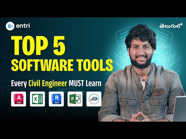 Top 5 Software Tools for Civil Engineers 2025 | AutoCAD, Revit, STAAD.Pro