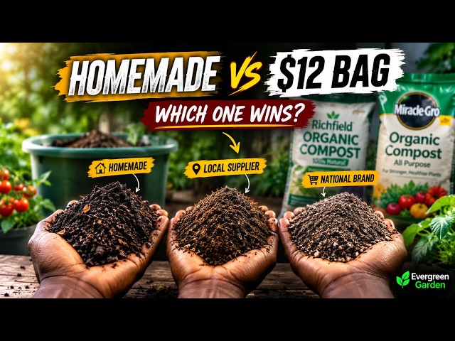 Homemade vs Store-Bought Compost. I Put Them Head to Head