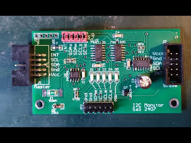 I2C/1-Wite Sniffer 1G53, part 8a - unwanted "glitches"