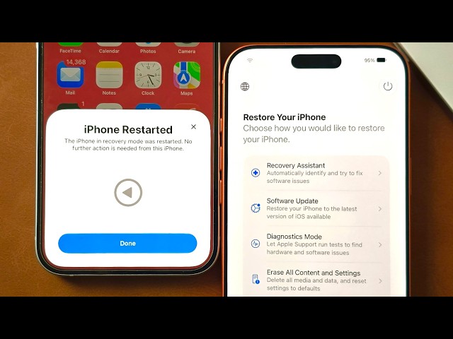 Adiós a las computadoras con el modo de recuperación de iOS 27