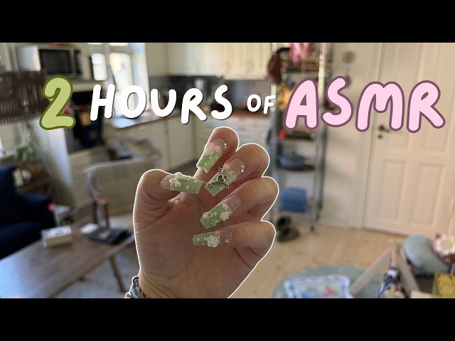 2 Hours of ASMR in Houses 🏡 no mid roll adds & no talking 💅🏻
