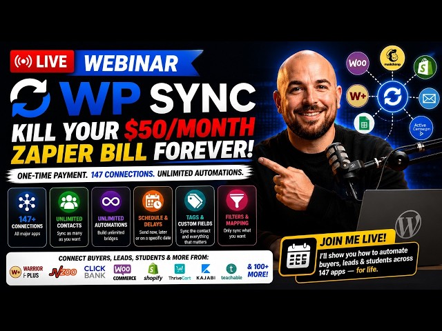 WP Sync Webinar Replay: Full Review + OTO Breakdown 🚀 WP Sync Review + BONUS 🔴